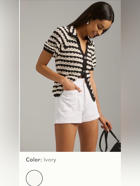 Anthropologie Pants - Anthropologie x Maeve The Colette Denim Shorts Size 28 NWT